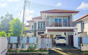 บ้านเดี่ยวสองชั้นทำเลดี พร้อมเข้าอยู่ ในโครงการเอเรสมา วิลล่า หางดง AHD-H1110