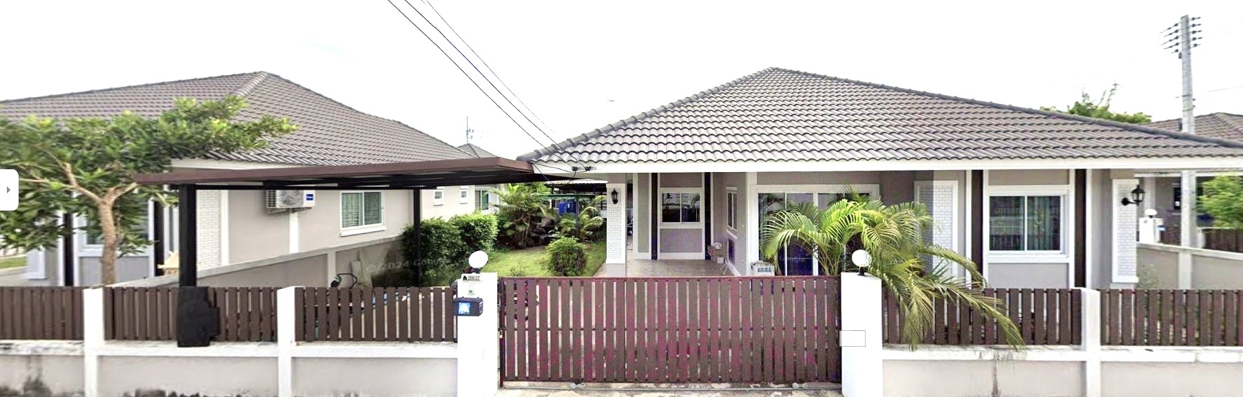 บ้านเดี่ยวชั้นเดียวให้เช่า บรรยากาศส่วนตัว AHD-H1196