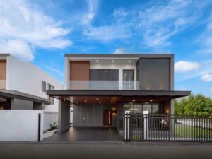 บ้านเดี่ยวสองชั้นให้เช่า โครงการอรุณสิริ หางดง AHD-H1279