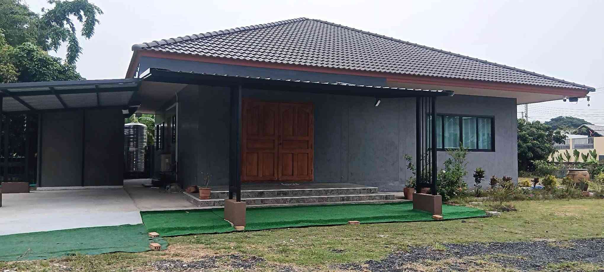 บ้านเดี่ยวชั้นเดียวให้เช่า ทำเลดีเงียบสงบ ย่านเศรษฐกิจหลังกาดฝรั่ง หางดง เชียงใหม่ AHD-H1351