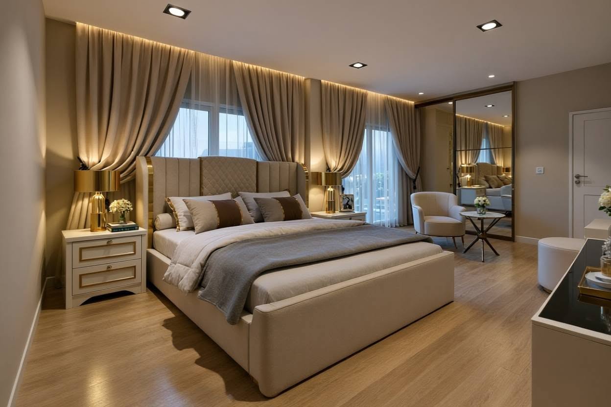 บ้านเดี่ยวสองชั้นสไตล์ Modern Luxury พร้อมอยู่ AHD-H1355