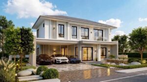 บ้านเดี่ยวสองชั้นสไตล์ Modern Luxury พร้อมอยู่ AHD-H1355