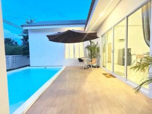 Pool Villa ใหม่ในหางดง ที่อยู่สบายแบบบ้านพักตากอากาศ AHD-V0144