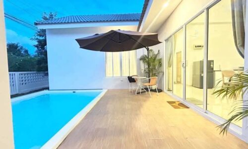 Pool Villa ใหม่ในหางดง ที่อยู่สบายแบบบ้านพักตากอากาศ AHD-V0144