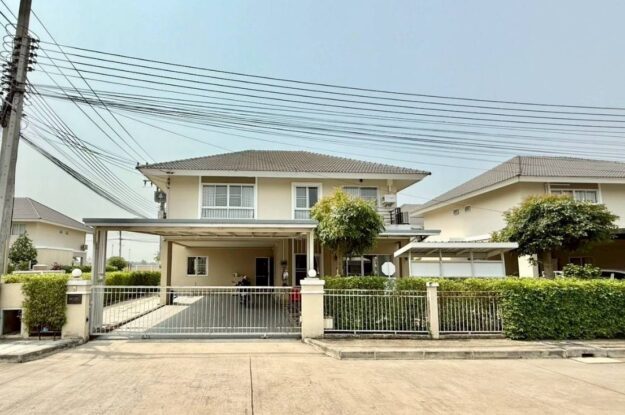 บ้านเดี่ยวสองชั้น พื้นที่กว้างขวาง สภาพพร้อมอยู่ เดินทางสะดวก ASP-H0670