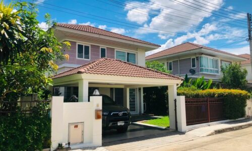 บ้านเดี่ยวสองชั้นทำเลศักยภาพ บรรยากาศส่วนตัว ย่านสันกำแพง ASP-H0802