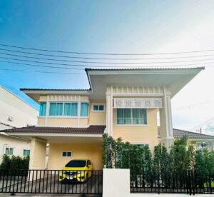 บ้านเดี่ยวสองชั้น สันกำแพง บรรยากาศเงียบสงบ ASP-H0804