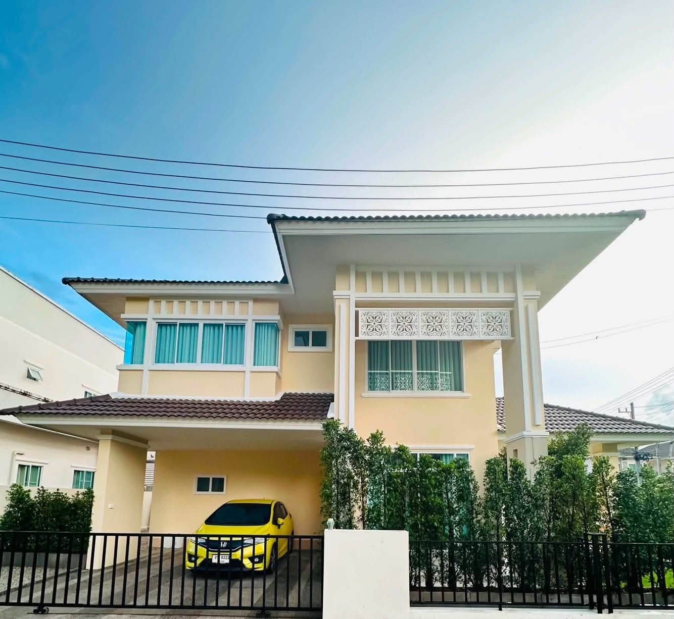 บ้านเดี่ยวสองชั้น สันกำแพง บรรยากาศเงียบสงบ ASP-H0804