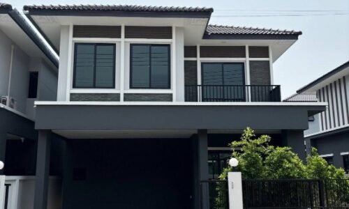 บ้านเดี่ยวสองชั้น ใกล้โรงเรียนนานาชาติ พร้อมรับสัตว์เลี้ยง ASP-H0809