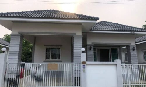 บ้านเดี่ยวชั้นเดียว พื้นที่กว้างขวาง เป็นส่วนตัว ย่านสารภี ASRP-H0106