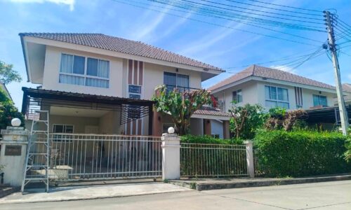 บ้านเดี่ยวสองชั้นให้เช่า โครงการกาญจน์กนกวิลล์ 8 สันทราย ASS-H1128
