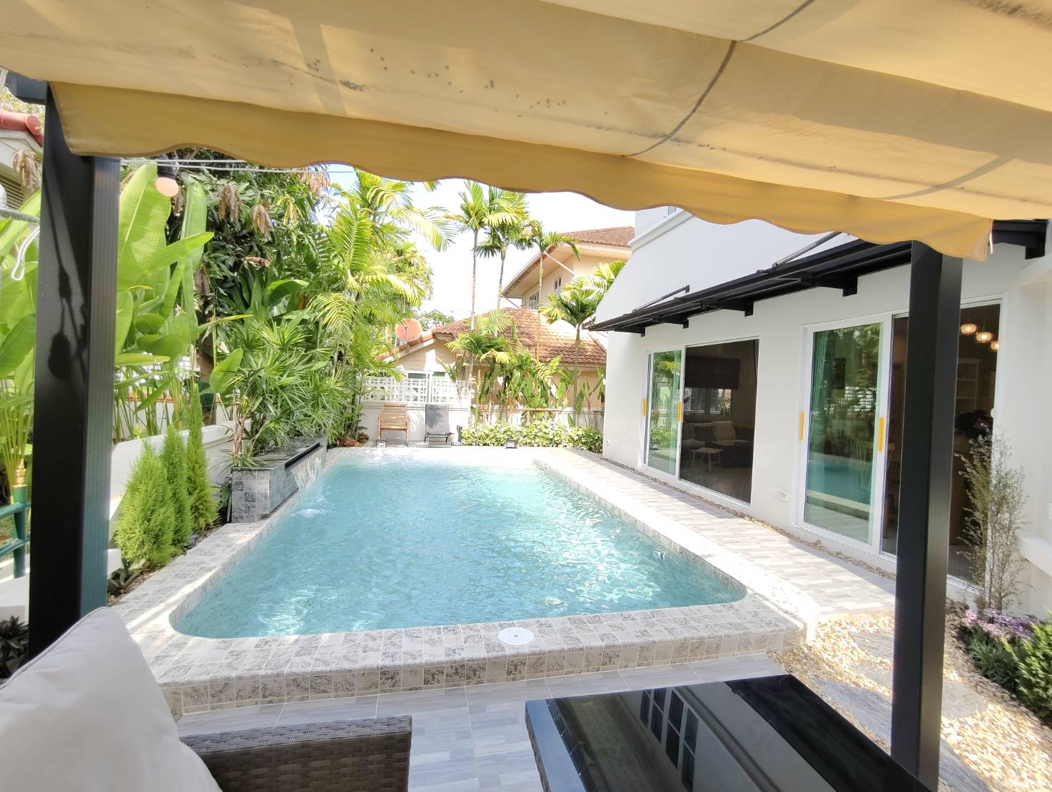 Pool Villa2ชั้น ใกล้สิ่งอำนวยความสะดวก  #หางดง  – ราคา 78,000/เดือน   AHD-V0099