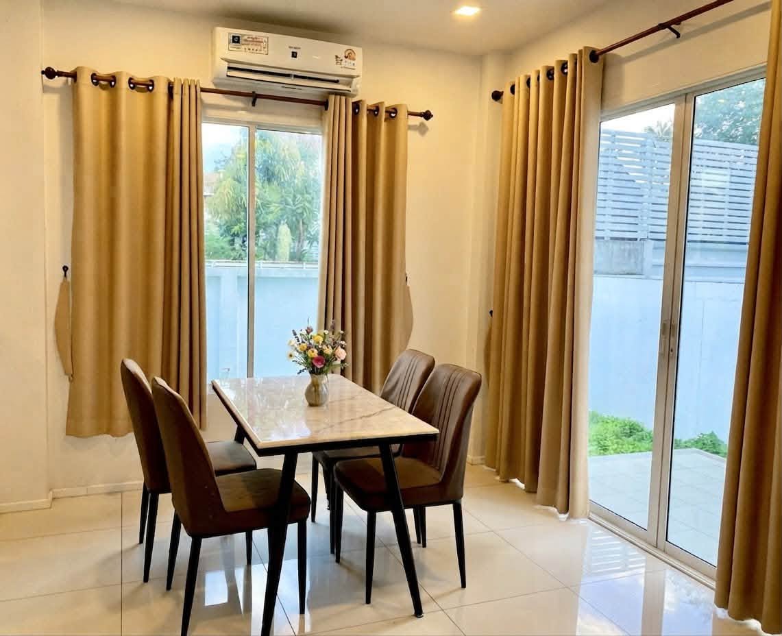บ้านเดี่ยว 2 ชั้นให้เช่า ทำเลแม่ริม เชียงใหม่ | 3 ห้องนอน 3 ห้องน้ำ | บ้านในโครงการ รปภ. 24 ชม.AMR-H0327