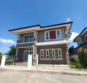 บ้านเดี่ยว 2 ชั้น หลังมุม 4 ห้องนอน สันกำแพง ASP-H0407