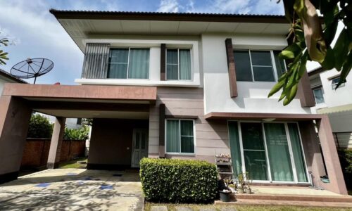 บ้านเดี่ยวสองชั้นในโครงการคุณภาพ ทำเลดี เดินทางสะดวก ASP-H0599