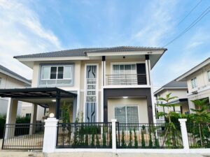 ให้เช่าบ้านเดี่ยว 2 ชั้น พร้อมคลับเฮาส์และสระว่ายน้ำ ทำเลสันกำแพง   ASP-H0601