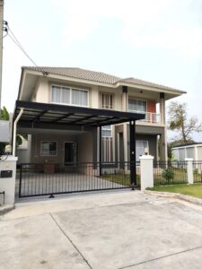 บ้านเดี่ยวสองชั้นในโครงการ พร้อมอยู่ ย่านสันกำแพง ASP-H0689