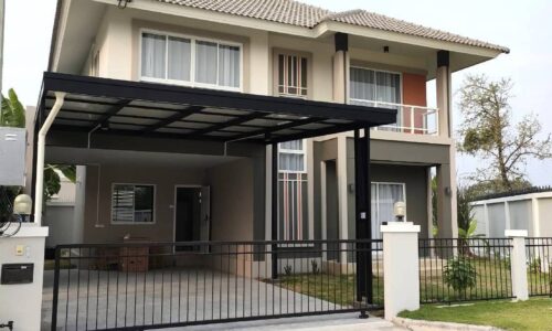บ้านเดี่ยวสองชั้นในโครงการ พร้อมอยู่ ย่านสันกำแพง ASP-H0689