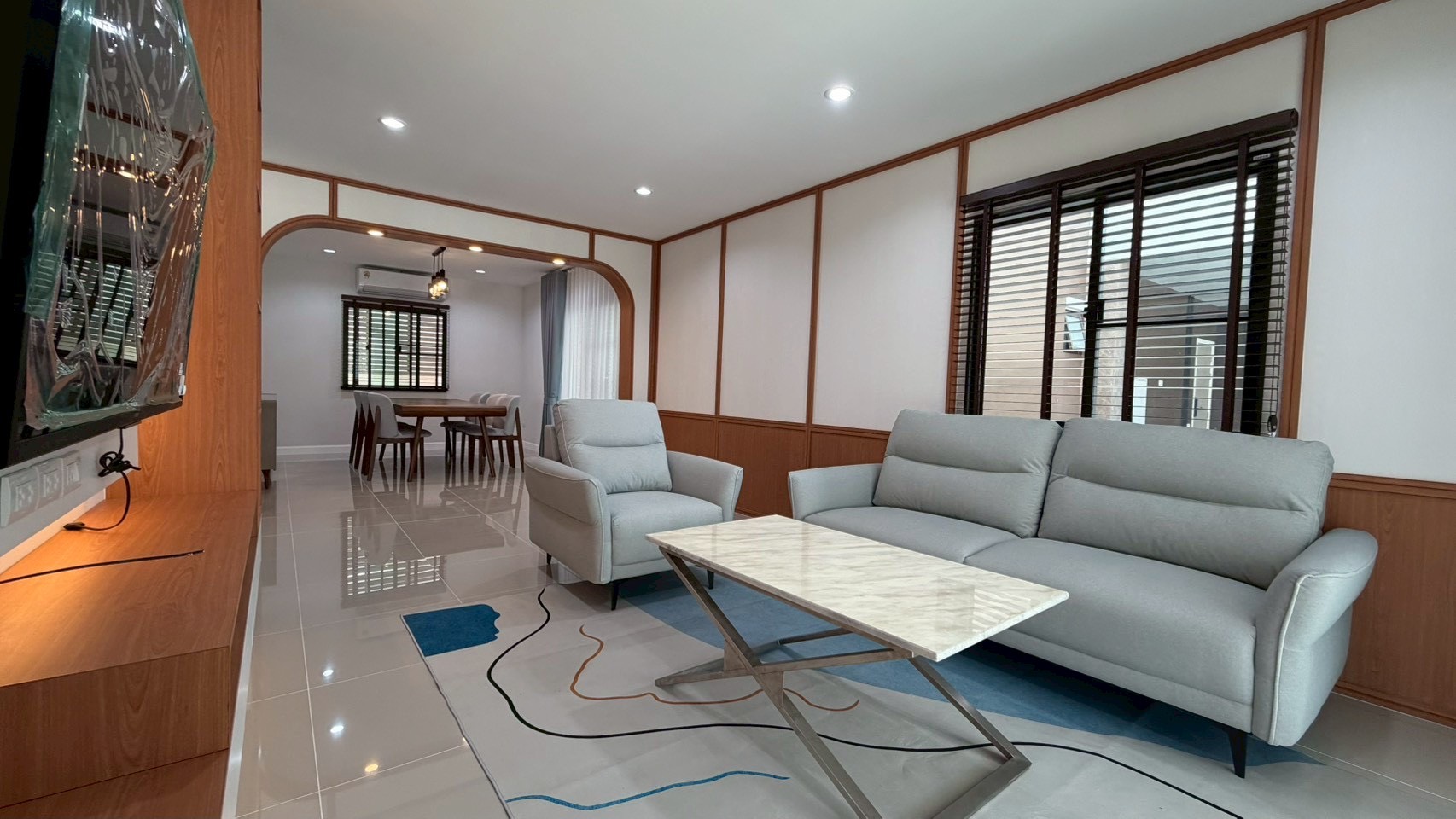 บ้านเดี่ยวสองชั้นหลังใหญ่ให้เช่า ทำเลสันปูเลย ใกล้ตลาดและแหล่งช้อปปิ้ง เพียง 37,000 บาท/เดือน ASP-H0816