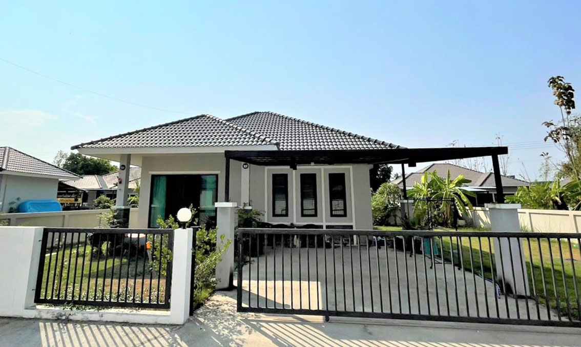 14K｜บ้านเดี่ยว 100 ตร.ว. ในสารภีที่มีพื้นที่รอบบ้านให้ใช้งานจริง ASRP-H0153