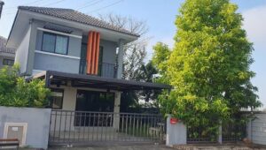 บ้านเดี่ยว 2 ชั้นให้เช่า พร้อมเฟอร์นิเจอร์ เพียง 15,000 บาท/เดือน  ASS-H1087