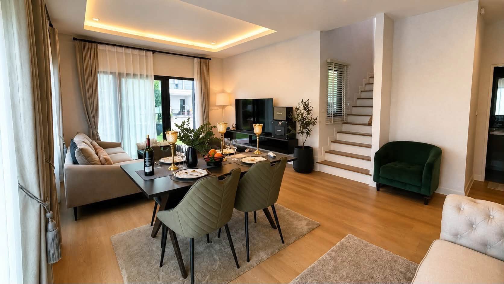 บ้านเดี่ยวสองชั้น ใกล้เซนทรัลเฟส ASS-H1140