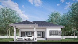 ขายบ้านเดี่ยวชั้นเดียวสร้างใหม่ | 3 ห้องนอน 2 ห้องน้ำ | พื้นที่ใช้สอย 140 ตร.ม. | ราคา 2.69 ล้านบาท  CDK100866