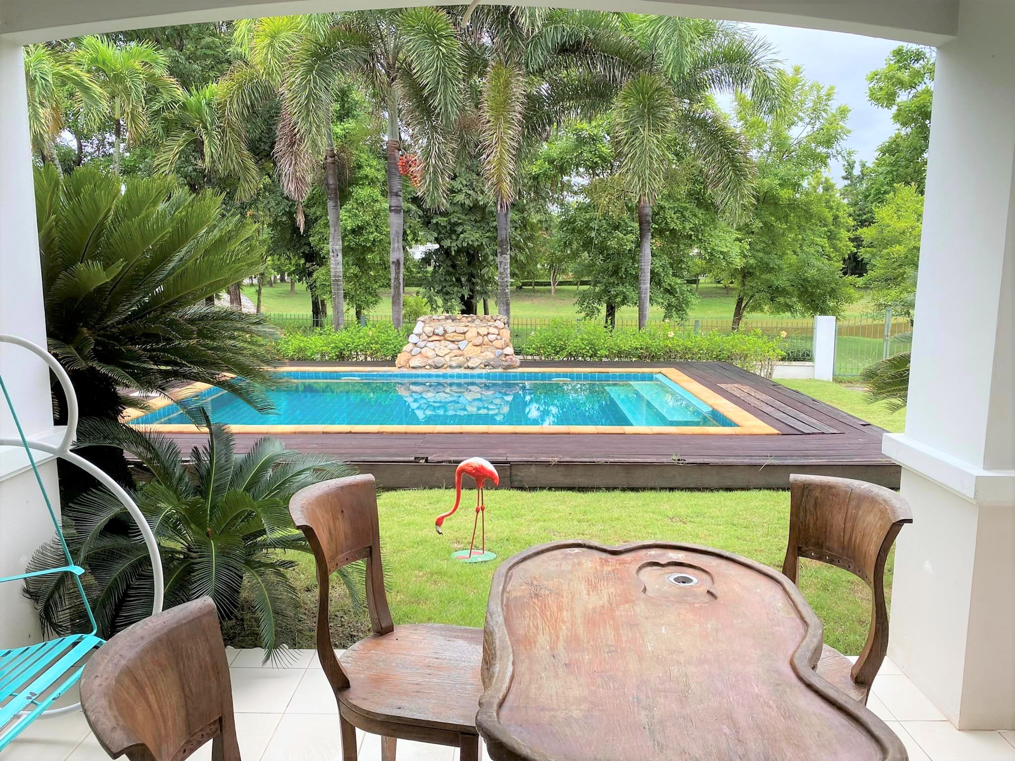 Pool Villa 2 ชั้น บ้านหลังมุม โครงการบ้านในฝัน 4 สันกำแพง เชียงใหม่ ราคา 10 ล้านบาท