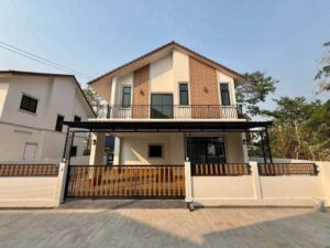 ขายบ้านเดี่ยว 2 ชั้นสร้างใหม่ ทำเลบ่อสร้าง สันกำแพง | CSP100958