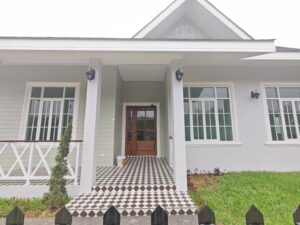 บ้านเดี่ยวชั้นเดียว สไตล์ English Cottage ทำเลสารภี เชียงใหม่  CSRP101308