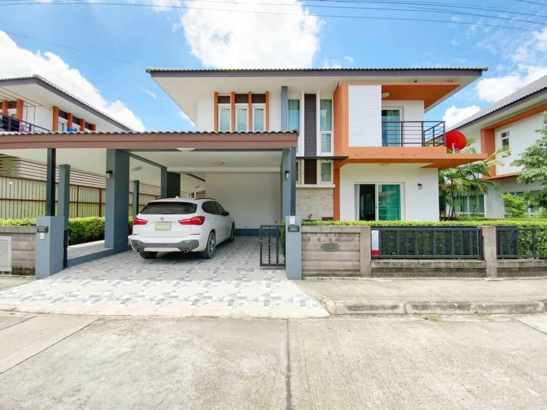 ให้เช่าบ้านเดี่ยว 2 ชั้น พร้อมเฟอร์นิเจอร์ ทำเลสารภี เชียงใหม่ พร้อมคลับเฮ้าส์และสระว่ายน้ำ –  ราคาเช่า 25,000 บาท/เดือน ASRP-H0073