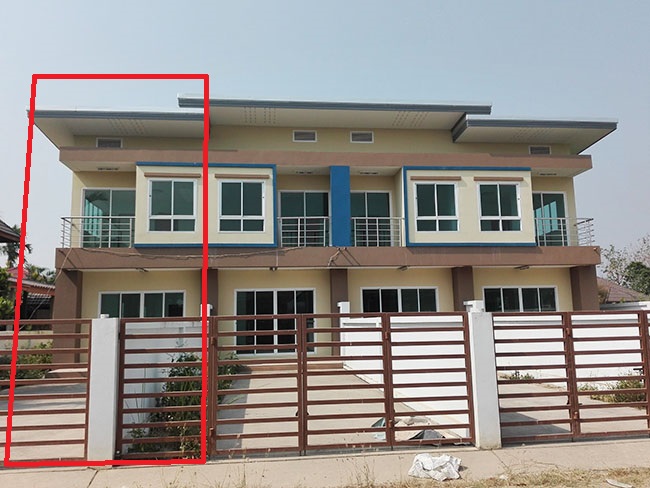 ให้เช่าทาวน์โฮม 2 ชั้น 2 ห้องนอน เพียง 8,000 บาท/เดือน #เชียงราย    5A4-T0026