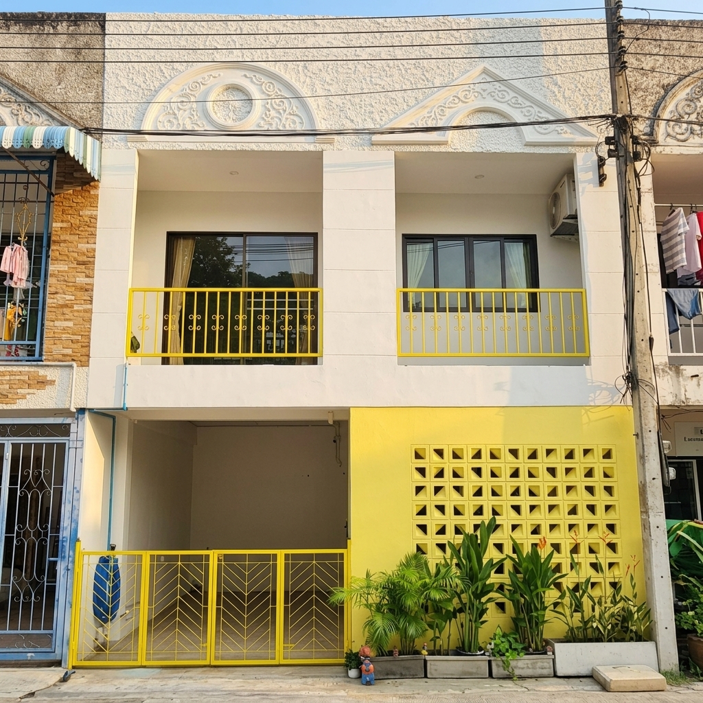 ทาวน์โฮม 2 ชั้น สไตล์โมเดิร์นมินิมอล ทำเลโชตนา ใกล้สิ่งอำนวยความสะดวก ราคาเพียง 25,000 บาท/เดือน A2-T0071