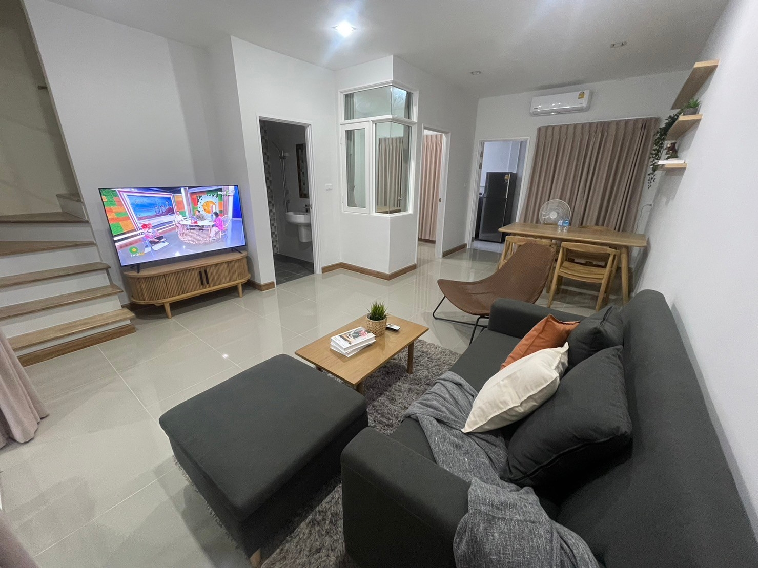 ให้เช่าทาวน์โฮม 2 ชั้น 23,000 บาท/เดือน #รวมโชค #เชียงใหม่   A3-T0058
