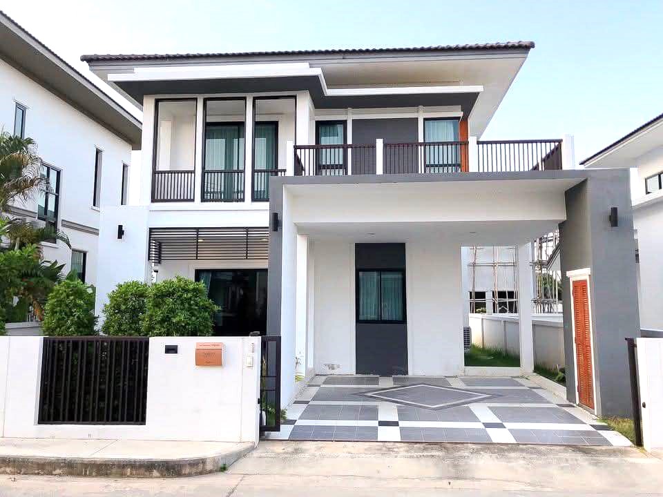 บ้านเดี่ยวสองชั้นให้เช่า 3 ห้องนอน ใกล้เซ็นทรัลเฟสติวัล 4.6 กม. #เชียงใหม่   A4-H0459