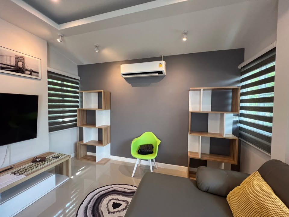 ให้เช่า 🏠 บ้านเดี่ยวชั้นเดียวหลังมุม พร้อมเฟอร์นิเจอร์ ทำเลแม่เหียะ เชียงใหม่  A7-H0603