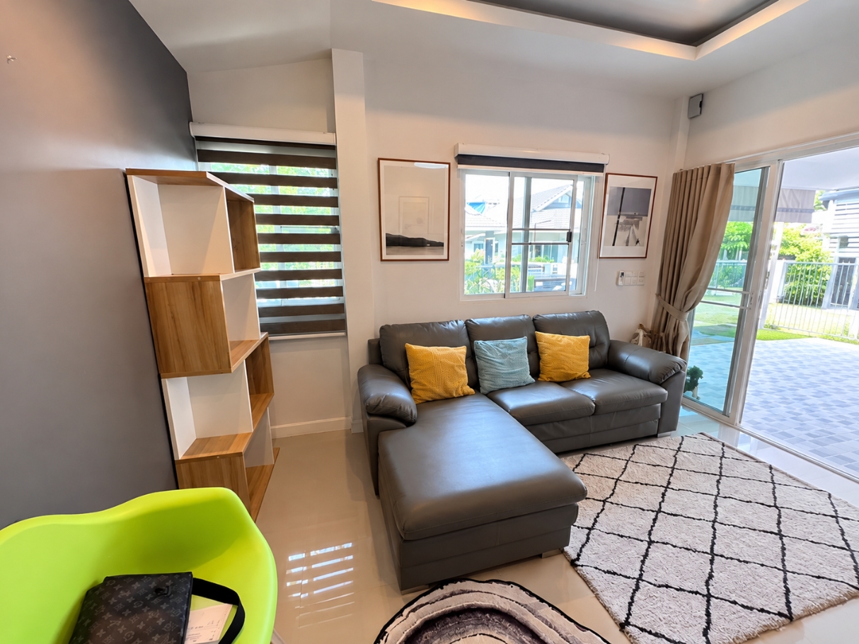 ให้เช่า 🏠 บ้านเดี่ยวชั้นเดียวหลังมุม พร้อมเฟอร์นิเจอร์ ทำเลแม่เหียะ เชียงใหม่  A7-H0603