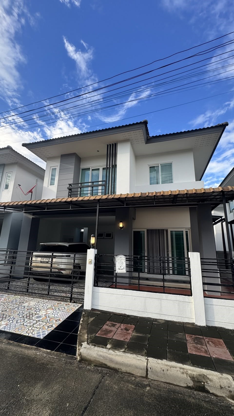 บ้านเดี่ยว 2 ชั้นในโครงการ พร้อมระบบรักษาความปลอดภัย ทำเลแม่เหียะ ใกล้เซ็นทรัลแอร์พอร์ต ราคาเพียง 28,000 บาท/เดือน   A7-H0646