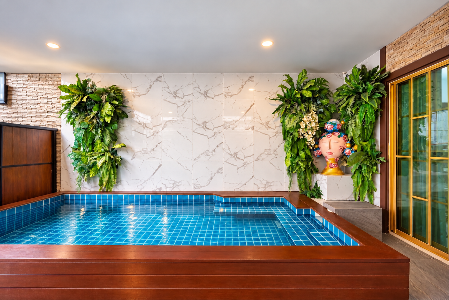 ให้เช่า Pool Villa ทาวน์โฮม 2 ชั้น พร้อมเฟอร์นิเจอร์ ทำเลใกล้มหาวิทยาลัยเชียงใหม่ – ราคาเช่า 50,000 บาท/เดือน A8-V0018