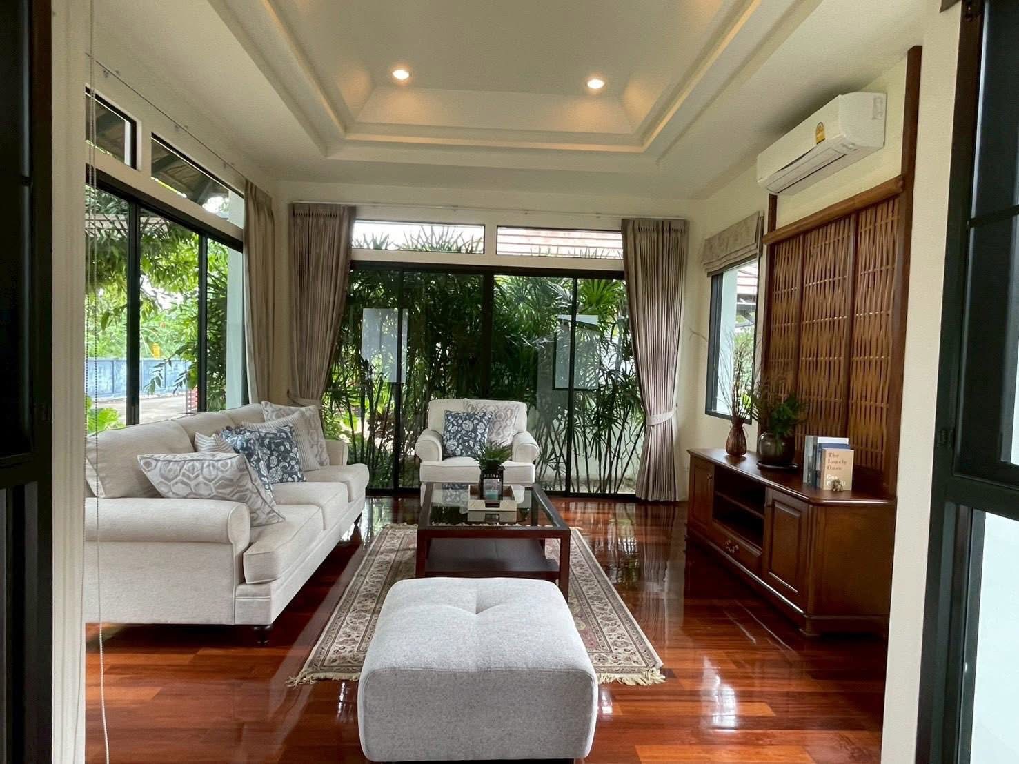 บ้านเดี่ยว 2 ชั้นให้เช่า ทำเลหางดง เชียงใหม่ | 3 ห้องนอน | 80,000 บาท/เดือน  AHD-H1261