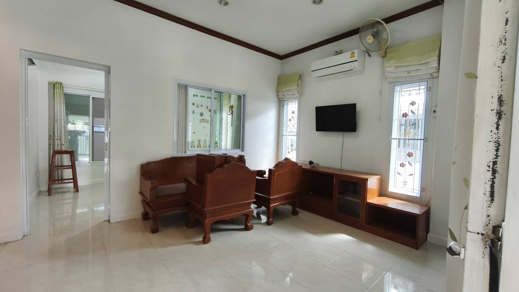 ให้เช่าบ้านเดี่ยวชั้นเดียว ทำเลหางดง เชียงใหม่ บ้านพร้อมเฟอร์นิเจอร์ พื้นที่เป็นส่วนตัว AHD-H1385