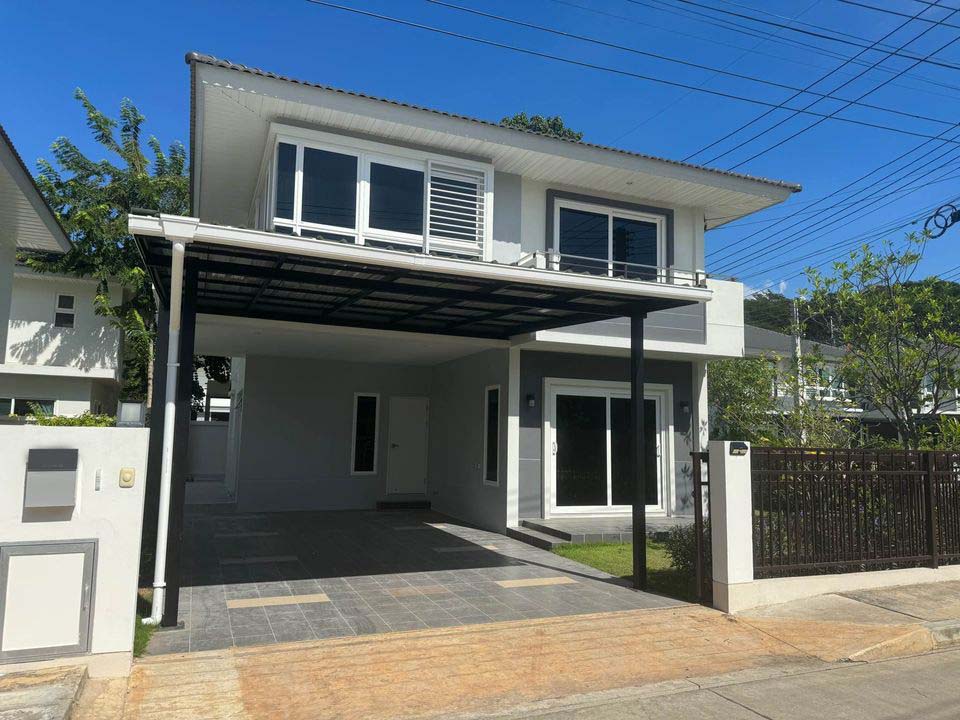 ให้เช่าบ้านเดี่ยว 2 ชั้น โซนแม่ริม เชียงใหม่ บ้านพร้อมเฟอร์นิเจอร์   ใกล้ตลาด โรงพยาบาล  AMR-H0239