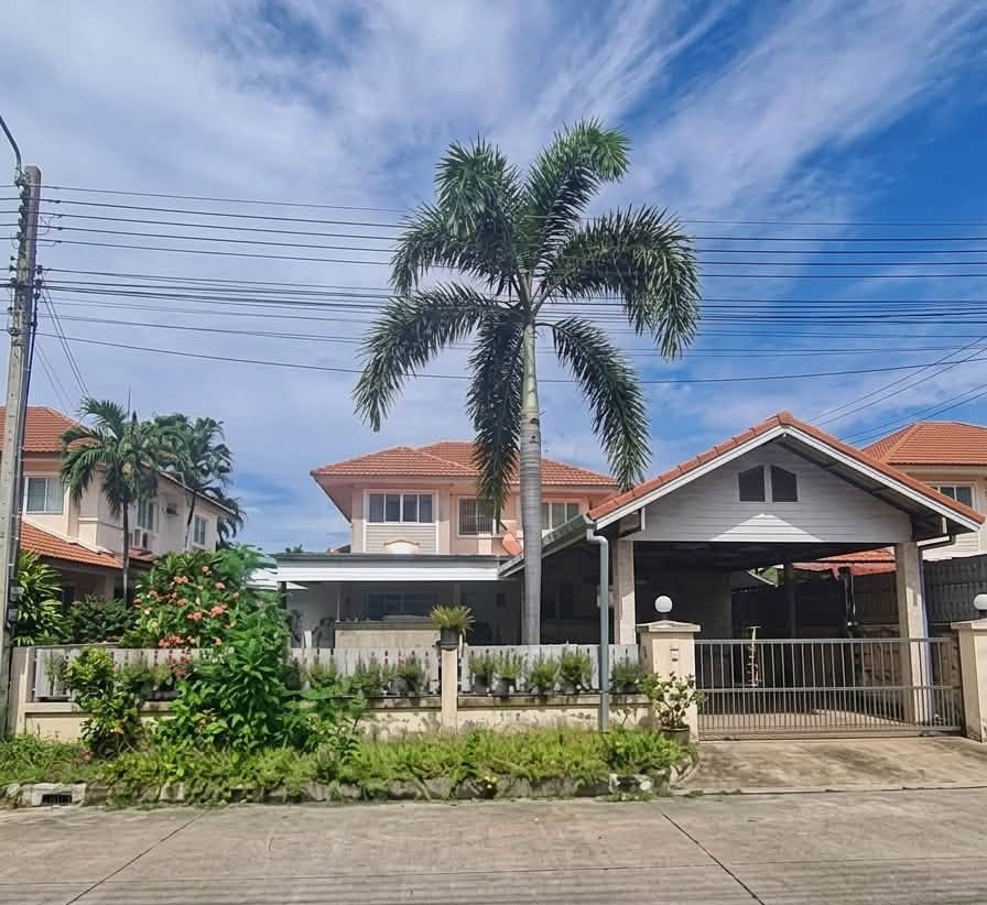 บ้านเดี่ยว 2 ชั้นในโครงการ พร้อมระบบรักษาความปลอดภัย 24 ชม. ทำเลท่าวังตาล สารภี  ASRP-H0327